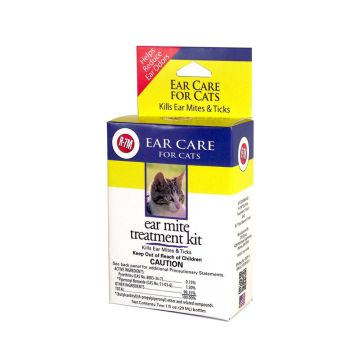 Miracle Care Ear Mite Treatment Kit for Cats