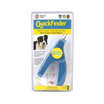 Miracle Care Quickfinder Nail Clipper for Medium Dogs 