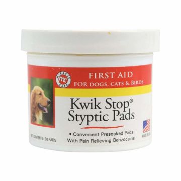 Miracle Care Stop Styptic Pads for Dogs 