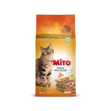 Mito Chicken Adult Dry Cat Food - 15 kg