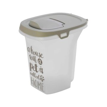 Moderna Trendy Story Pet Wisdom Food Container - Grey - 6 Liters