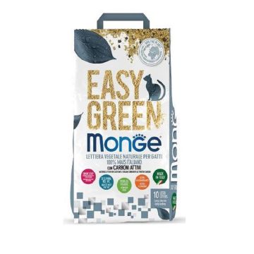 Monge Easy Green 100% Corn with Activated Carbon Cat Littler - 10 L 