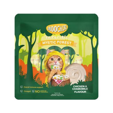 Moochie Fairy Puree Chicken and Chamomile Cat Treats - 25 x 15 g