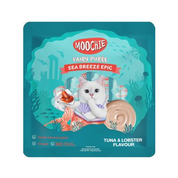 Moochie Fairy Puree Tuna and Lobster Cat Treats - 25 x 15 g