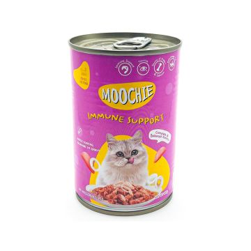 Moochie Minced Topping Calamari in Gravy Canned Cat Food - 400 g