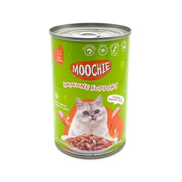 Moochie Minced Topping Shrimp in Gravy Canned Cat Food - 400 g