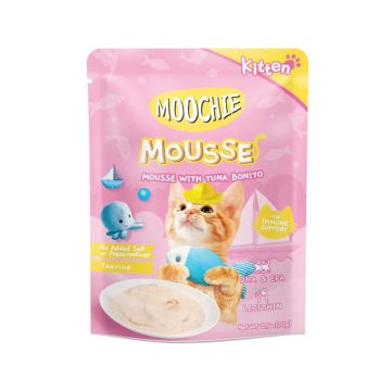 Moochie Mousse With Tuna Bonito Kitten Food Pouch - 70 g