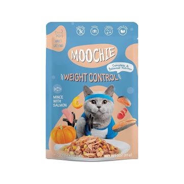Moochie Weight Control Salmon Wet Cat Food - 85 g