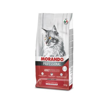 Morando Professional Sterilized Kibble with Beef Adult Dry Cat Food - 1.5 kg