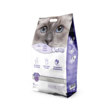 Mr Cat Bentonite High Clumping Lavender Scent Cat Litter - 10 L