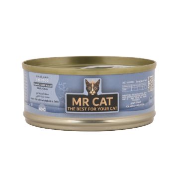 Mr Cat Ocean Fish with Whitebait In Jelly Cat Wet Food - 60 g
