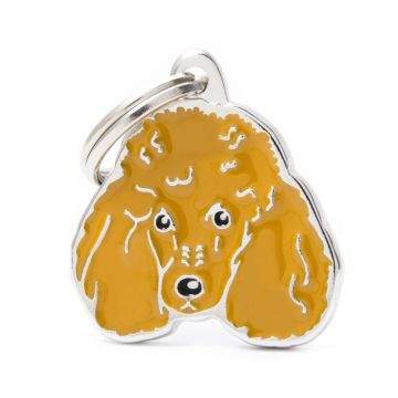 MyFamily Apricot Poodle Dog Tag