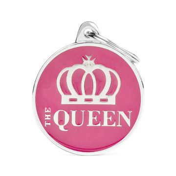 MyFamily Big Circle The Queen Pet ID Tag
