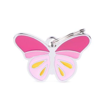 MyFamily Charms Butterfly Pet ID Tag