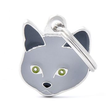 MyFamily Chartreux Pet ID Tag - Grey