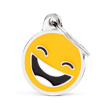 MyFamily Emoticon Smile Pet ID Tag