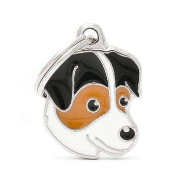 MyFamily Jack Russell Tricolour Dog ID Tag