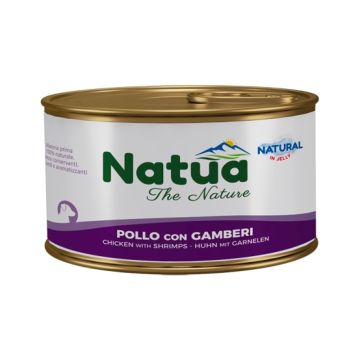 طعام معلب بدجاج والروبيان مع الجيلي للكلاب من ناتوا - 150 غم