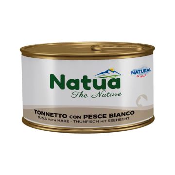 Natua Natural Tuna with Hake in Jelly Canned Cat Food - 85 g