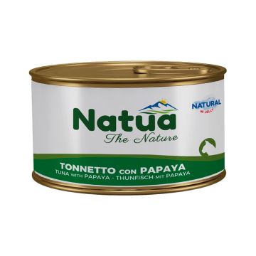 طعام معلب بالتونة والبابايا مع الجيلي للقطط من ناتوا - 85 غم