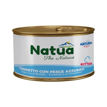 Natua Natural Tuna with Sardine in Jelly Canned Cat Food - 85 g