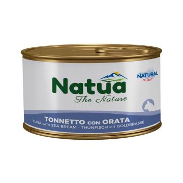 طعام معلب بالتونة والمرجان الأحمر مع الجيلي للقطط من ناتوا - 85 غم