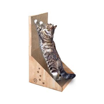 Necoichi Stretch and Scratch Wall Cat Scratcher - 14.2L x 15.0W x 27.6H Inch