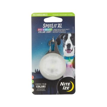 Nite Ize SpotLit XL Rechargeable Collar Light Disc-O Select