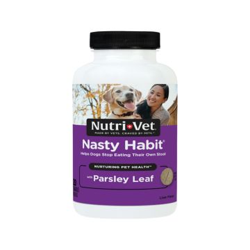 Nutri-Vet Nasty Habit Chewable Tablets for Dogs - 60 Tablets