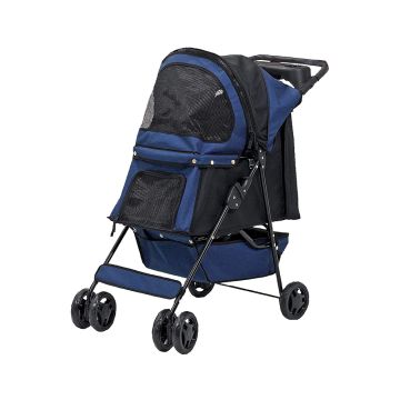 pawise-foldable-pet-stroller-red-blue