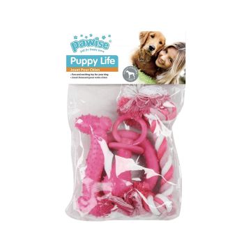 Pawise Puppy Life Teething Toy Set - Assorted Colors