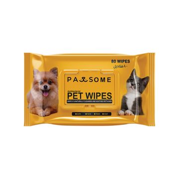 Pawsome Anti Bacterial Pet Wipes - 80 counts