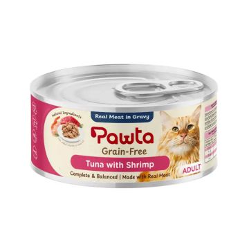 Pawta Tuna with Shrimp in Gravy Canned Cat Food - 70 g