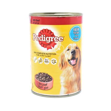 Pedigree Beef In Loaf Canned Dog Food - 400 g - Pack of 24