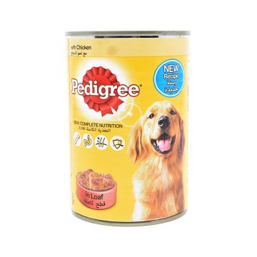 Pedigree Chicken In Loaf Canned Dog Food - 400 g - Pack of 24