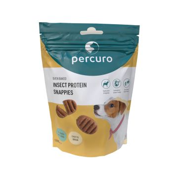 Percuro Oven Baked Insect Protein Snappies Dog Treats - 120 g