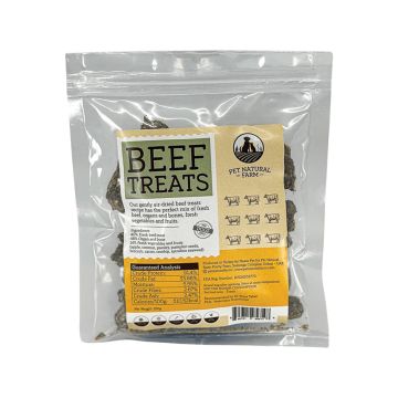 Pet Natural Farm Air-Dried Beef Dog Treats - 100 g