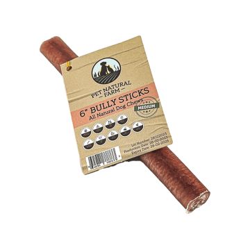 Pet Natural Farm Beef Bully Stick Medium Dog Treat