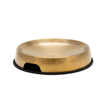Pet Project Gold Stainless Steel Cat Bowl - 250 ml