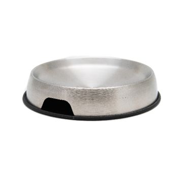 Pet Project Silver Stainless Steel Cat Bowl - 250 ml