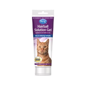 PetAg Hairball Solution Gel For Cats, 3.5 oz