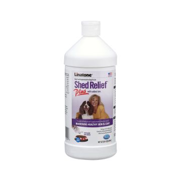 PetAg Linatone Shed Relief Plus for Dog, 32 oz
