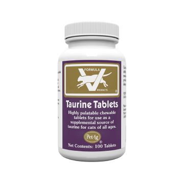PetAg Taurine Tablets for Cats, 100 Tablets 