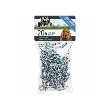 Pet Expert Heavy Duty Dog Tie Out Chain - 20 feet