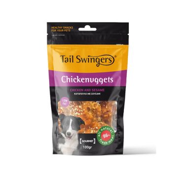 Pet Interest Tail Swingers Chicken Nuggets with Sesame Dog Treats - 100 g