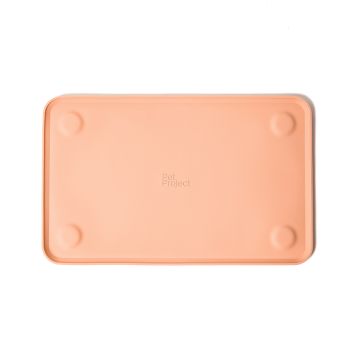Pet Project Silicone Dining Mat - 48L x 30W cm - Nude Peach
