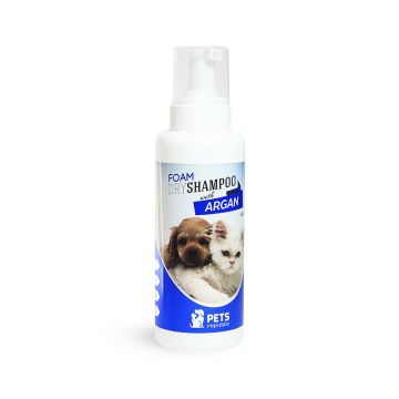 Pets Republic Dry Foam Pet Shampoo with Argan Oil - 520 ml