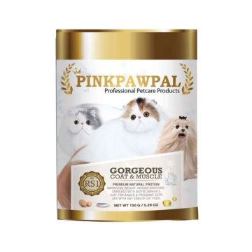 PinkPawPal Gorgeous Coat and Muscle Support Supplement for Cat and Dog