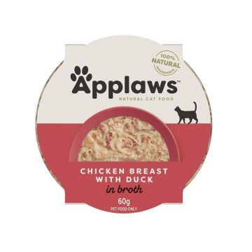 Applaws Juicy Chicken Breast with Duck Canned Cat Food - 60 g