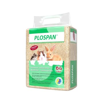 Plospan Fir Wood Chips Small Animal Litter - 64 L